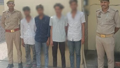 Photo of चौधरी चरण सिंह स्मारक शिक्षण संस्थान से चाेरी के आरोप में संभल निवासी तीन युवकों समेत चार गिरफ्तार