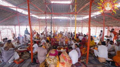 Photo of जन्मभूमि मंदिर में राजा राम दरबार व अन्य मूर्तियों की प्राण प्रतिष्ठा का चल रहा अनुष्ठान