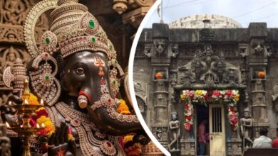 Photo of भारत के इस मंदिर में गणपति बप्पा करते हैं मोर की सवारी