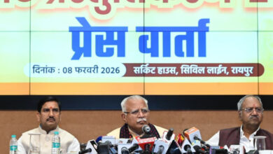 Photo of केंद्र सरकार छत्तीसगढ़ के सर्वांगीण विकास के लिए संवेदनशील : मनोहर लाल
