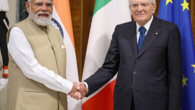 Photo of प्रधानमंत्री मोदी ने इटली के राष्ट्रपति मैटरेला से मुलाकात की, एआई और अंतरिक्ष समेत कई क्षेत्रों में सहयोग पर चर्चा
