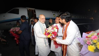 Photo of पश्चिम बंगाल के तीन दिवसीय दौरे पर सिलीगुड़ी पहुंचे अमित शाह, मुख्यमंत्री ने किया स्वागत