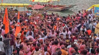 Photo of मप्र के ओंकारेश्वर में धूमधाम से निकाली गई ज्योतिर्लिंग भगवान ओंकारेश्वर-ममलेश्वर की सवारी