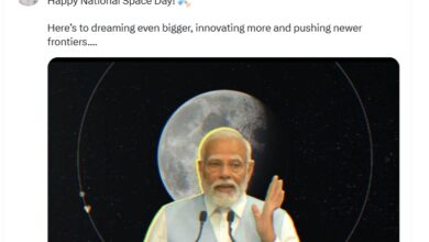 Photo of प्रधानमंत्री मोदी ने दी राष्ट्रीय अंतरिक्ष दिवस की शुभकामनाएं