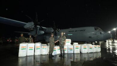 Photo of भारत का चौथा विमान 11 टन राहत सामग्री लेकर नेपाल पहुंचा