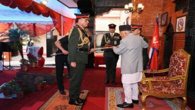 Photo of नेपाल ने जनरल धीरज सेठ को दी नेपाली सेना के जनरल की मानद रैंक