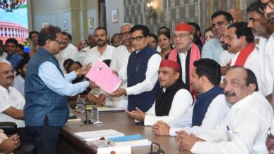 Photo of राज्यसभा चुनाव : सपा से रामगोपाल और धनराज परिमल नाथवानी ने दाखिल किया नामांकन, अखिलेश यादव रहे मौजूद