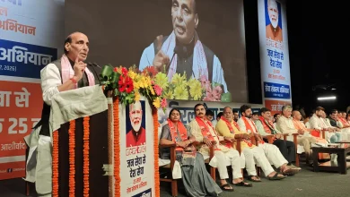 Photo of मोदी ने नक्सलवाद से मुक्ति दिलाई, जम्मू-कश्मीर से हटाई धारा 370: राजनाथ