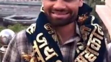 Photo of क्रिकेटर रिंकू सिंह ने किए महाकाल के दर्शन