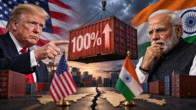 Photo of भारत पर भड़केगा अमेरिका? 100% टैरिफ वाला ‘खतरनाक’ बिल अमेरिकी संसद में पास, रूसी तेल खरीदने पर अब गिरेगी गाज!