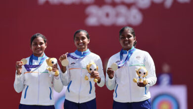 Photo of कीर्ति-अंकिता-कुमकुम की तिकड़ी ने रचा इतिहास, दक्षिण कोरिया को हराकर जीता गोल्ड