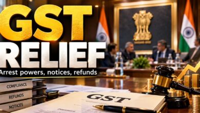 Photo of कारोबारियों के लिए बड़ी खुशखबरी: GST नियमों में सरकार ने दी बड़ी ढील, जेल जाने की अनिवार्यता खत्म